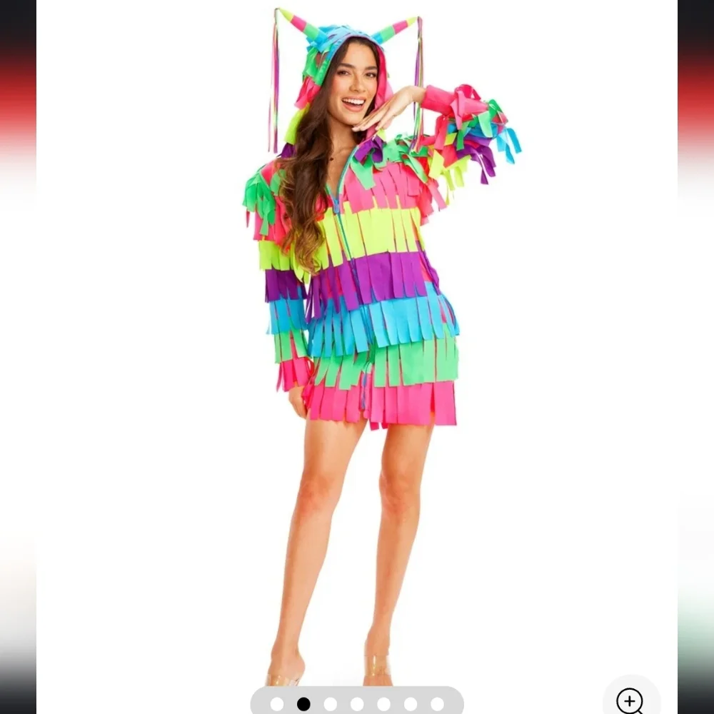 NWT- Tipsy Elves, Pinata Costume Dress, Size S - New - $79.95 - Picture 2 of 11